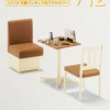 Hot Hasegawa 1/12 Family Restaurant Table & Chair Plastic Model