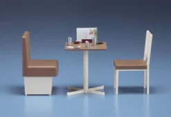 Hot Hasegawa 1/12 Family Restaurant Table & Chair Plastic Model