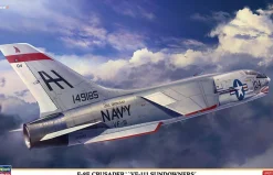 Hot Hasegawa 1/48 F-8E Crusader Vf-111 Sundowners Plastic Model