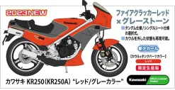 Clearance Hasegawa 1/12 Kawasaki Kr250 (Kr250A) Red/Gray Color Plastic Model