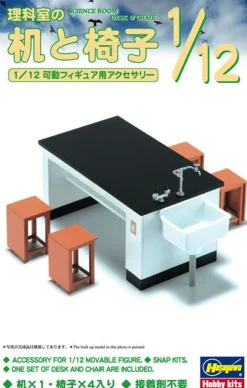 Discount Hasegawa 1/12 School Science Room Desk & Chair Plastic Model