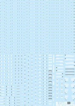 Clearance HiQparts 1/144 Rb01 Caution Decal White & Gray