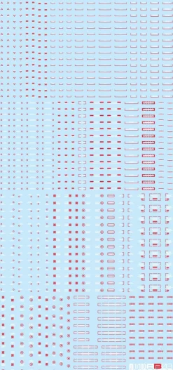 Online HiQparts 1/100 Rb03 Caution Decals White & Red