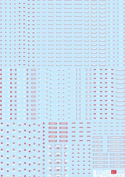 Cheap HiQparts 1/144 Rb03 Caution Decals White & Red