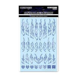 Shop HiQparts Fire Tribal Decals Outline Metallic Violet