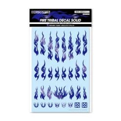 Clearance HiQparts Fire Tribal Decals Solid Metallic Violet
