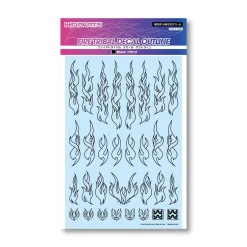 Store HiQparts Fire Tribal Decals Outline Black