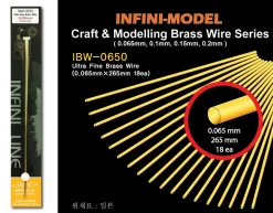 Hot INFINI Model Craft & Modeling Brass Wire 0.065Mm