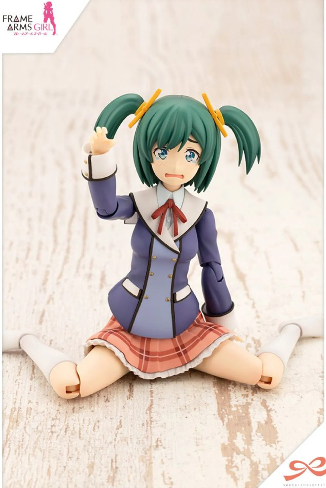 Outlet Kotobukiya 1/10 Sousai Shoujo Teien Bukiko Kotobuki Wakaba Girl's High School Winter Uniform Plastic Model