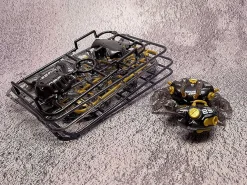 Hot ORANGE CAT INDUSTRY Aquaculture Tank 007: Fiddler Crab (Gold Black) Plastic Model