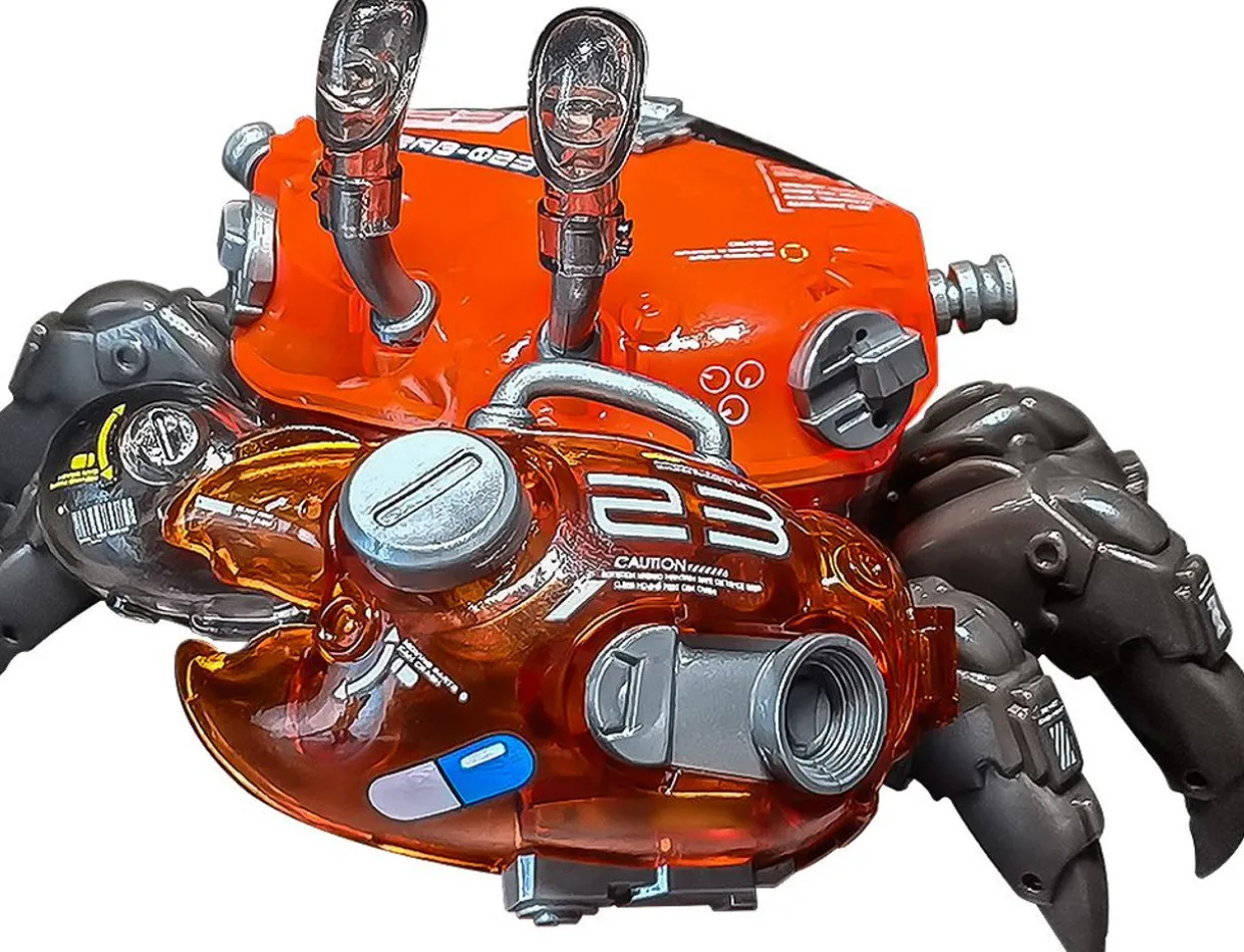 Best ORANGE CAT INDUSTRY Aquaculture Tank 008: Fiddler Crab (Silver Red) Plastic Model