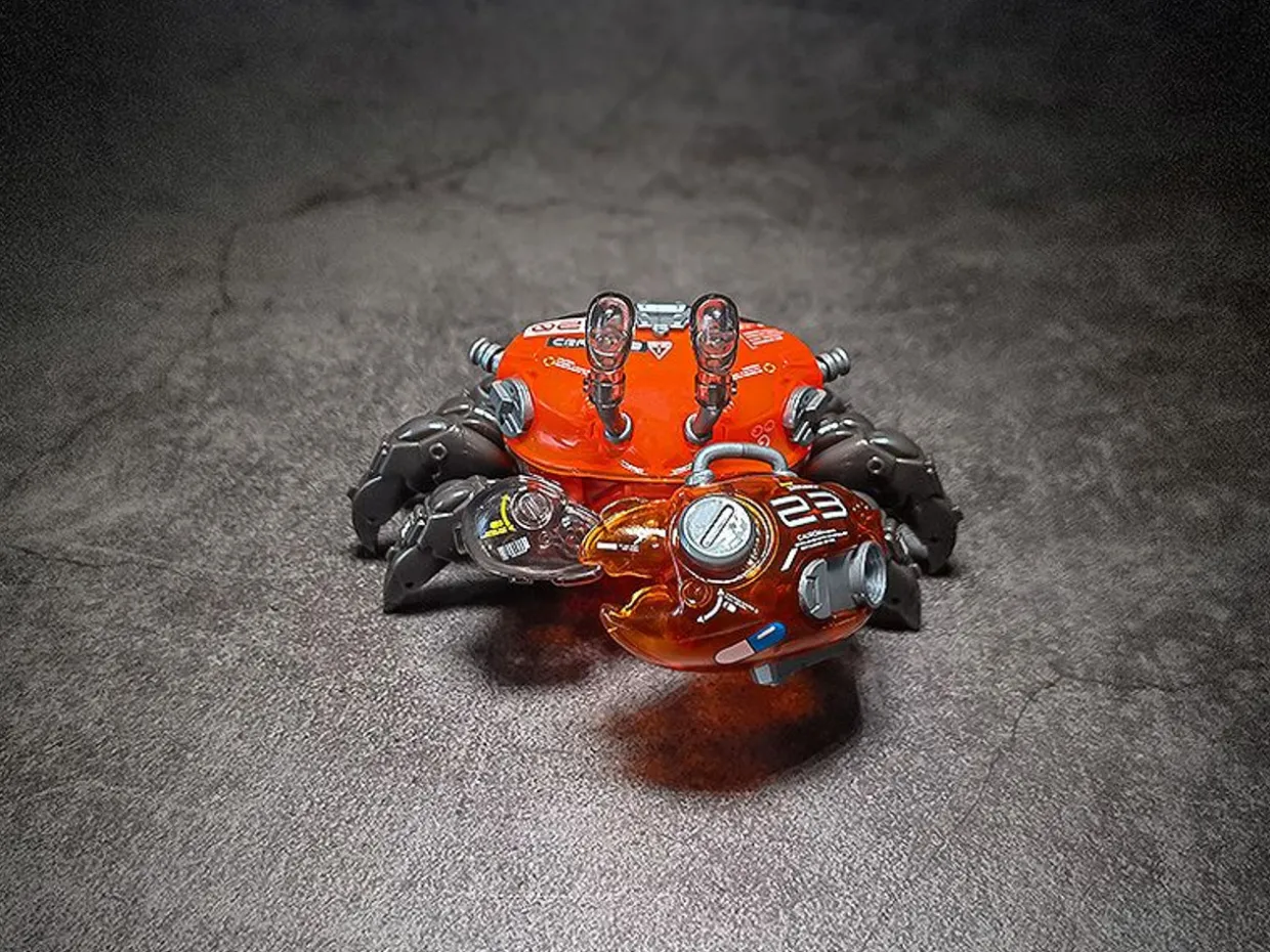 Best ORANGE CAT INDUSTRY Aquaculture Tank 008: Fiddler Crab (Silver Red) Plastic Model
