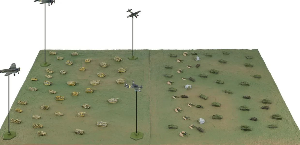 Flash Sale Pit-Road 1/700 German-Soviet War 1943 Tank Battle Of Kursk Plastic Model