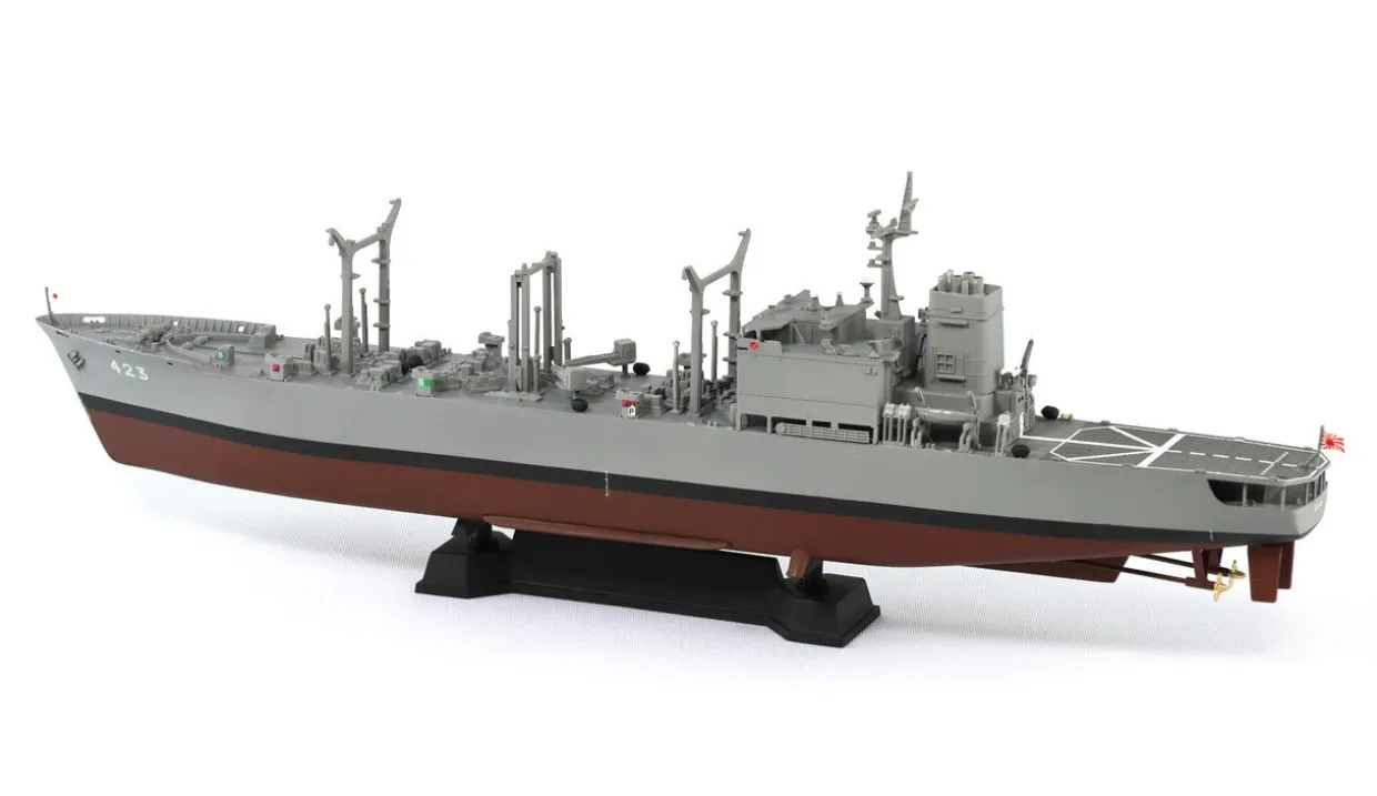 New Pit-Road 1/700 Skywave Jmsdf Supply Ship Aoe-423 Tokiwa Plastic Model