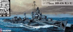 Best Sale Pit-Road 1/700 Us Navy Destroyer Dd-436 Monssen W/ Etching Parts Plastic Model