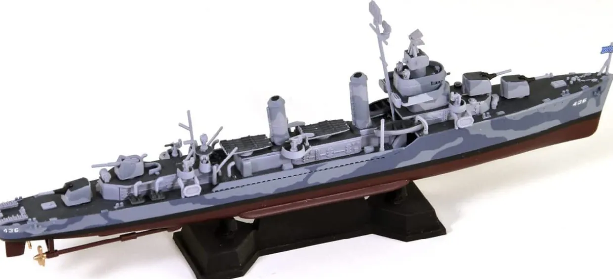 Best Sale Pit-Road 1/700 Us Navy Destroyer Dd-436 Monssen W/ Etching Parts Plastic Model