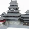 Cheap PLUM National Treasure Matsumoto Castle 1/200 Plastic Model