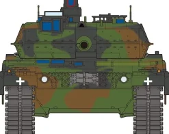 Best Tamiya 25207 1/35 Leopard2 A6 Tank 'Ukraine' Plastic Model