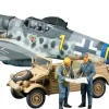 Outlet Tamiya 25204 1/48 Messerschmitt Bf109 G-6 & Kubelwagen Type 82 Set Plastic Model