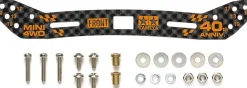 Fashion Tamiya 95641 Mini 4Wd 40Th Anniversary Hg Carbon Stay For Front Wide Slide Damper (2Mm)