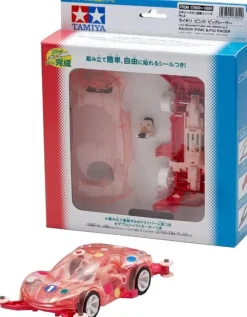 New Tamiya Mini 4Wd 1/32 Pig Racer (Pink/Raikiri) Ma Chassis