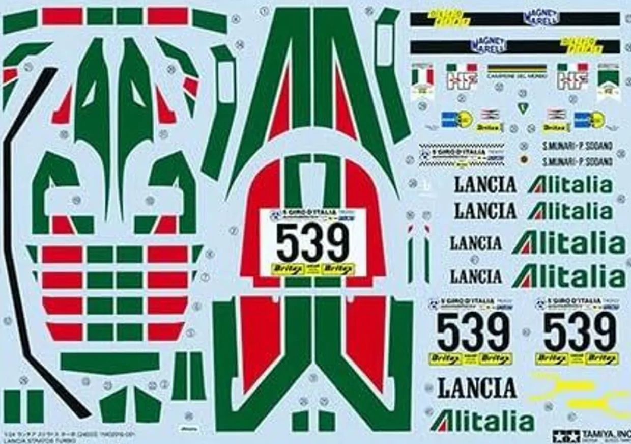 Best Sale Tamiya Sports Car 1/24 Lancia Stratos Turbo Plastic Model