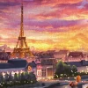 Tenyo D1000-095 Canvas Jigsaw Puzzle Disney Ratatouille A Longing City (1000 Pieces) Cheap