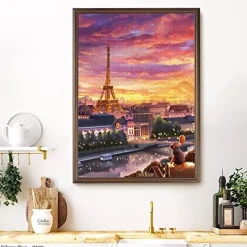 Tenyo D1000-095 Canvas Jigsaw Puzzle Disney Ratatouille A Longing City (1000 Pieces) Cheap