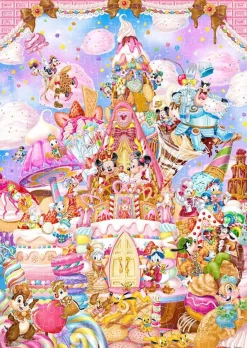 Tenyo D-300-053 Jigsaw Puzzle Disney Mickey & Friends Mickey's Sweet Kingdom (300 Pieces) Sale