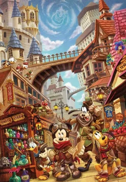 Tenyo D-1000-084 Jigsaw Puzzle Disney Mickey & Friends Another World-The Beginning Of Adventure (1000 Pieces) Cheap