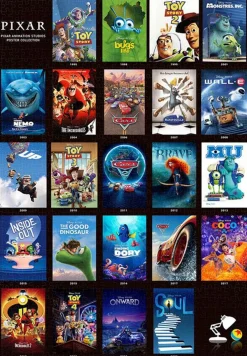 Tenyo D-1000-065 Jigsaw Puzzle Disney Pixar Anmation Studios Poster Collection (All Characters) (1000 Pieces) Flash Sale