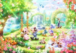 Tenyo Dp1000-034 Jigsaw Puzzle Disney Mickey & Friends Garden Party (Pure White) (1000 Pieces) Flash Sale