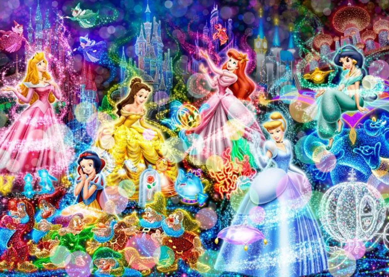 Tenyo Dpg266-564 Jigsaw Puzzle Disney Princess Brilliant Dream (266 S-Pieces) (Pure White) Cheap