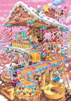 Tenyo Japan Dpg-266-574 Disney Candy House (266 Pieces) Shop