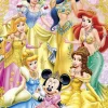 Tenyo Japan Jigsaw Puzzle D-108-705 Disney Princess & Minnie Mouse (108 Pieces) Online