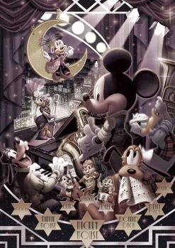 Tenyo Japan Jigsaw Puzzle D-108-811 Disney Mickey's Swinging Night (108 Pieces) Shop