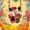 Tenyo Japan Jigsaw Puzzle D-108-813 Disney Mickey & Minnie I'M In Love (108 Pieces) New