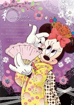 Tenyo Japan Jigsaw Puzzle D108-002 Japanese Modern Minnie Mouse (108 Pieces) Sale
