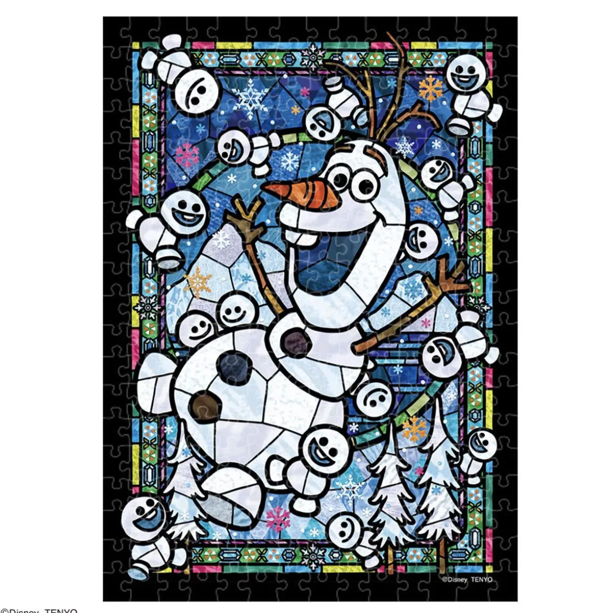Tenyo Japan Jigsaw Puzzle Dsg-266-967 Disney Frozen Olaf Staind Glass (266 Pieces) Cheap