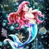 Tenyo Japan Jigsaw Puzzle Dsg-266-961 Disney Little Mermaid Ariel Stained Glass (266 Pieces) Outlet