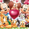 Tenyo Japan Jigsaw Puzzle D-200-901 Disney Mickey Minnie & Friends (200 Pieces) New