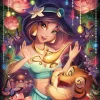 Tenyo Japan Jigsaw Puzzle D-500-493 Disney Aladdin Jasmine (500 Pieces) Best