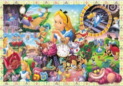 Tenyo Japan Jigsaw Puzzle D-108-966 Disney Alice In Wonderland (108 Pieces) Hot