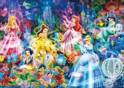 Tenyo Japan Jigsaw Puzzle D300-248 Disney Princess Brilliant Dream (300 Pieces) Cheap