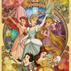 Tenyo Japan Jigsaw Puzzle D500-657 Disney Beautiful Princesses (500 Pieces) Store