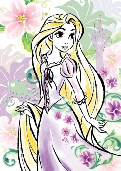 Tenyo Japan Jigsaw Puzzle D-108-777 Disney Tangled Rapunzel (108 Pieces) Outlet