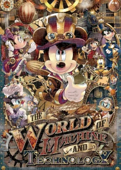 Tenyo Japan Jigsaw Puzzle D500-496 Disney Mickey's Mechanical World (500 Pieces) Shop
