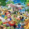 Tenyo Japan Jigsaw Puzzle D300-013 Disney Mickey Auto Camping (300 Pieces) Clearance