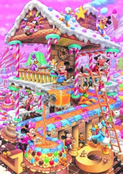 Tenyo Japan Jigsaw Puzzle D-300-275 Disney Mickey Sweets House (300 Pieces) Fashion