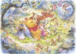Tenyo Japan Jigsaw Puzzle D-500-421 Disney Winnie-The-Pooh (500 Pieces) Shop